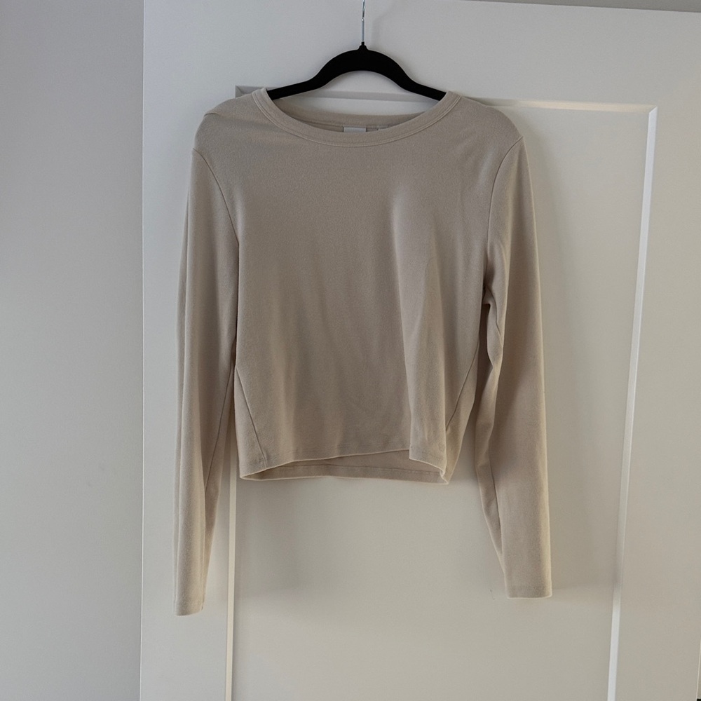 Sunday Best Cream Long Sleeve Tee